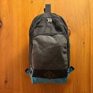 Stylish Black and Gray Backpack for Men
